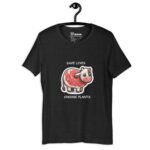 Save lives, choose plants: Be vegan! Unisex t-shirt