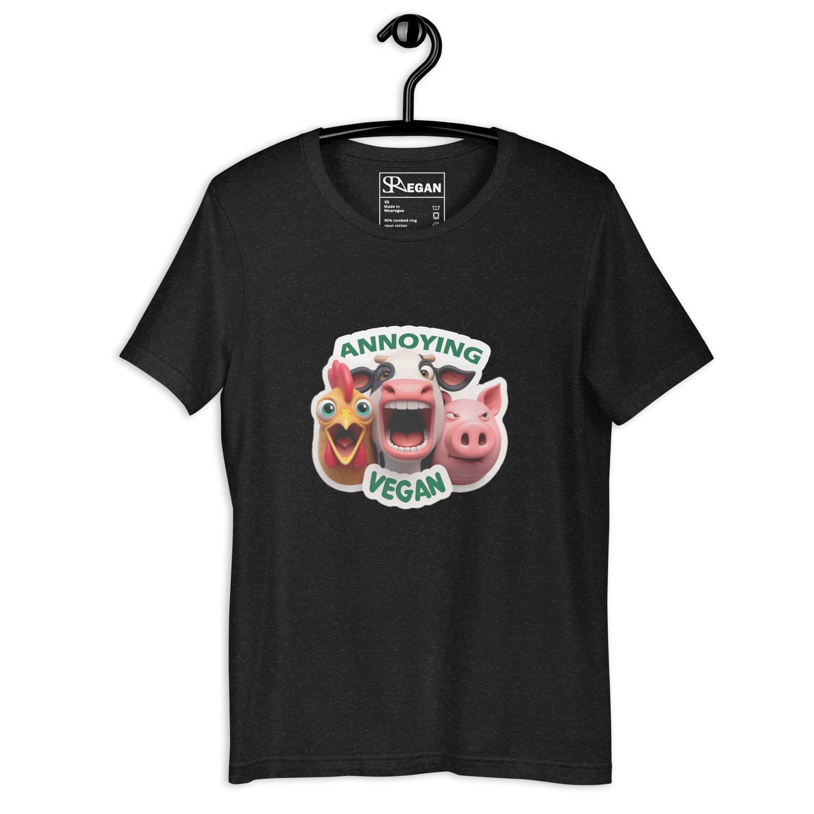 5372f9e1d2ee37332ea5ee6ab5cf0b7e.jpg annoying vegan Unisex t-shirt - Image 1