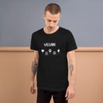 Why Vegan? Unisex t-shirt